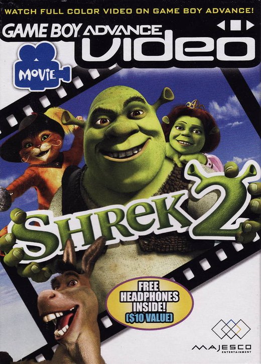 Game Boy Advance Video: Shrek 2 box art