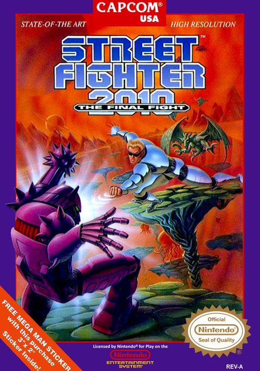 Street Fighter 2010: The Final Fight box art