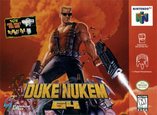 Duke Nukem 64 box art
