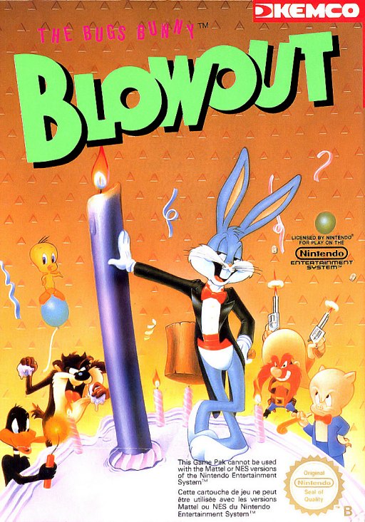 The Bugs Bunny Blowout box art