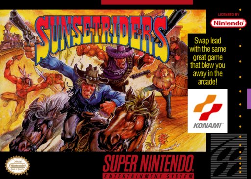 Sunset Riders box art
