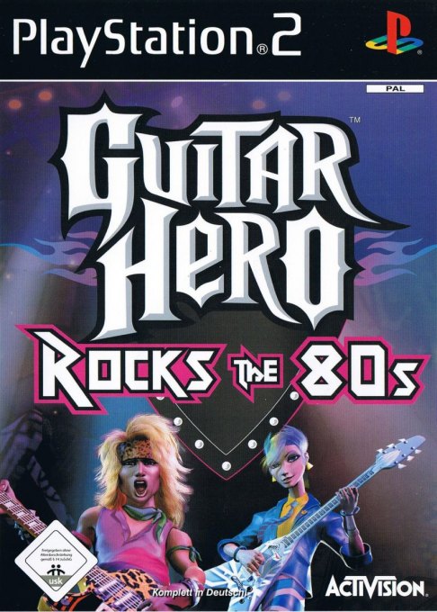 Guitar Hero: Rocks the 80s box art
