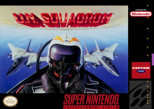 U.N. Squadron box art