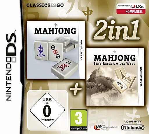 2 in 1: Mahjong + Mahjong Around the World box art