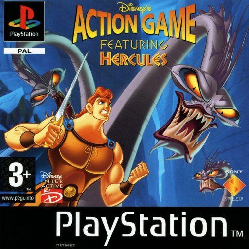 Disney Action Game Disney Presenta Hercules box art