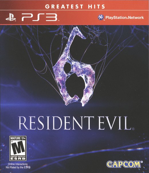 Resident Evil 6 box art