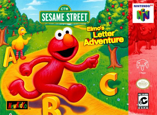 Sesame Street: Elmo's Letter Adventure box art