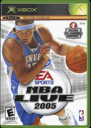 NBA Live 2005 box art