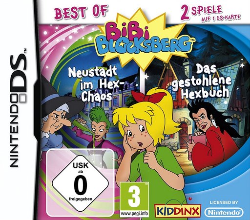 2 in 1: Best of Bibi Blocksberg: Neustadt im Hex-Chaos + Das Gestohlene Hexbuch box art