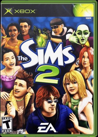 The Sims 2 box art