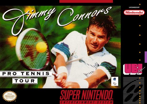 Jimmy Connors Pro Tennis Tour box art