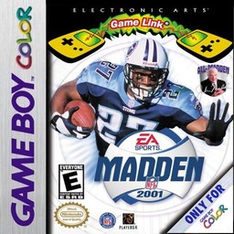 Madden NFL 2001 box art