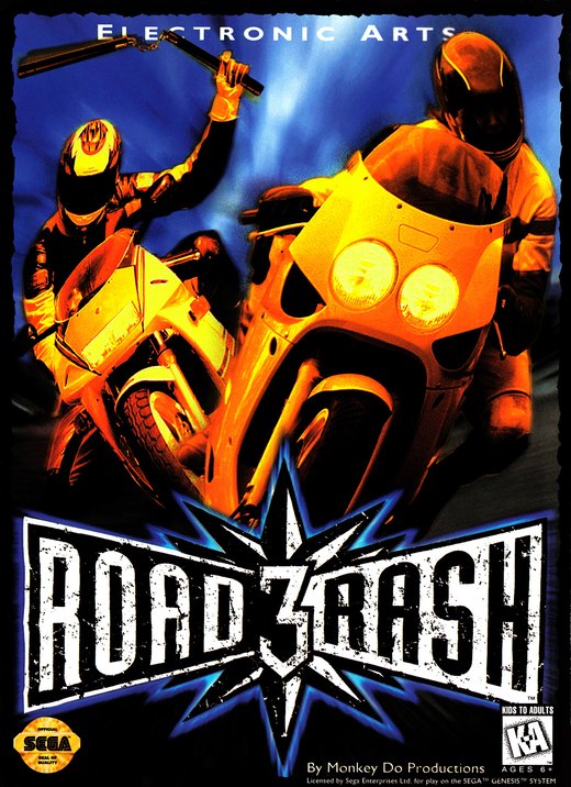 Road Rash 3 box art