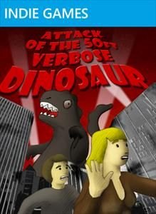 Attack of the 50ft Verbose Dinosaur box art