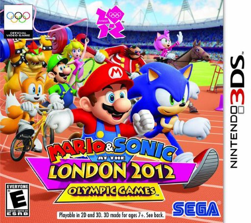 Mario _ Sonic at the London 2012 Olympic Games box art