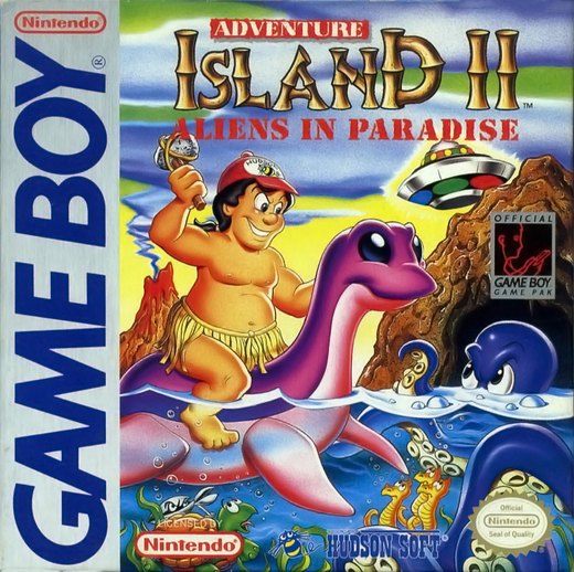 Adventure Island II: Aliens in Paradise box art