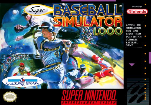 Super Baseball Simulator 1.000 box art