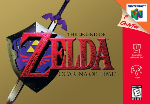 The Legend of Zelda: Ocarina of Time box art