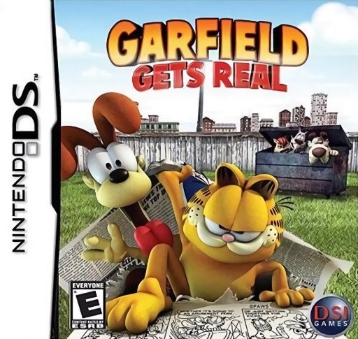 Garfield Gets Real box art