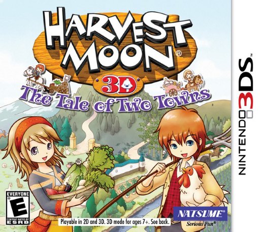 Harvest Moon 3D: The Tale of Two Towns box art