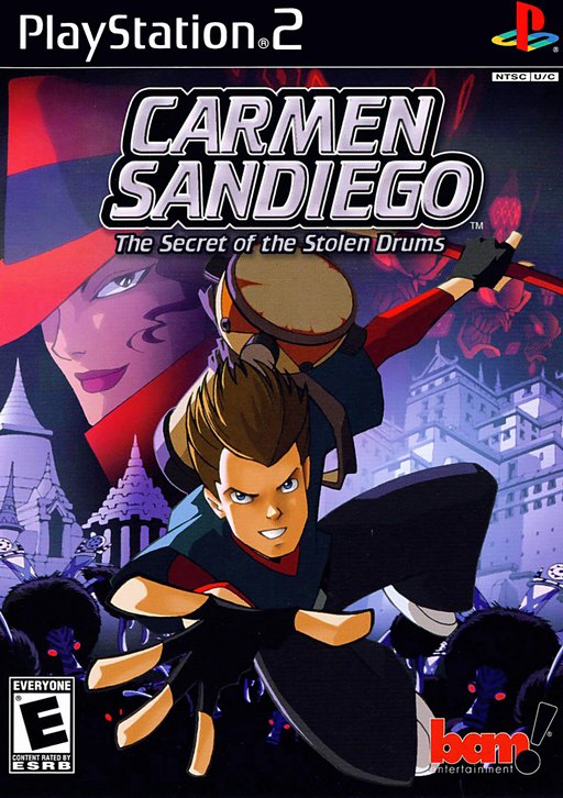 Carmen Sandiego: The Secret of the Stolen Drums box art