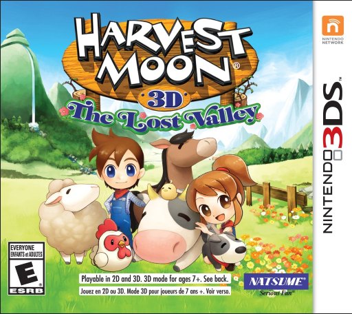 Harvest Moon 3D: The Lost Valley box art