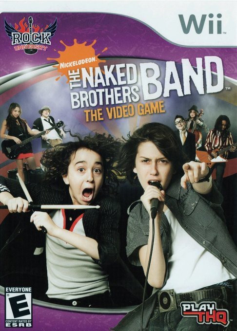 Nickelodeon The Naked Brothers Band: The Video Game box art