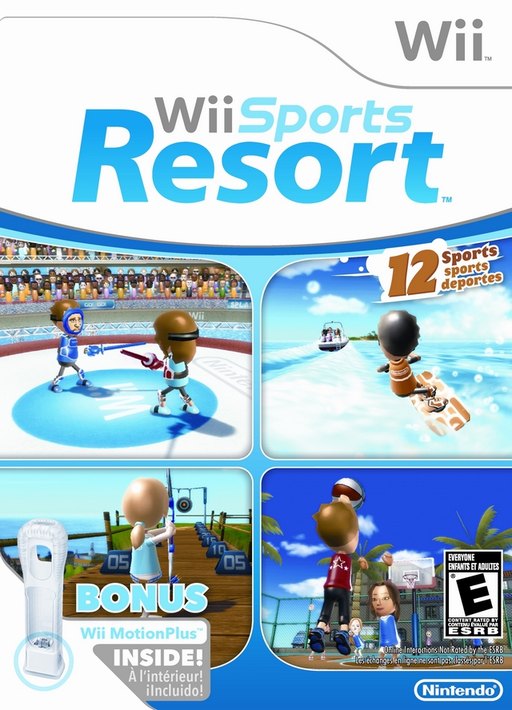 Wii Sports Resort box art