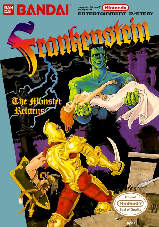 Frankenstein: The Monster Returns box art