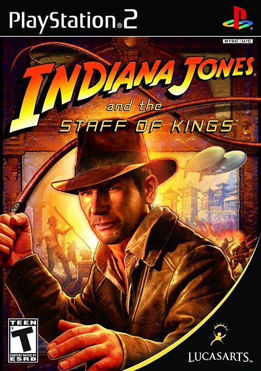 Indiana Jones and the Staff of Kings box art