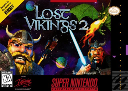 Lost Vikings 2 box art