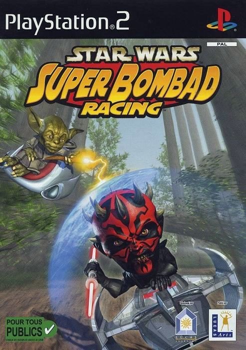 Star Wars: Super Bombad Racing box art
