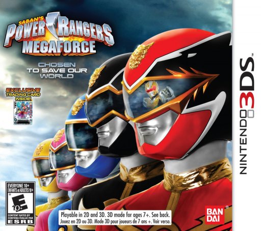 Power Rangers: Megaforce box art