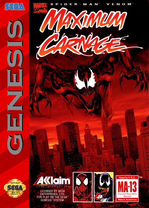 Spider-Man & Venom: Maximum Carnage box art