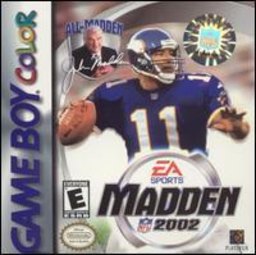 Madden NFL 2002 box art