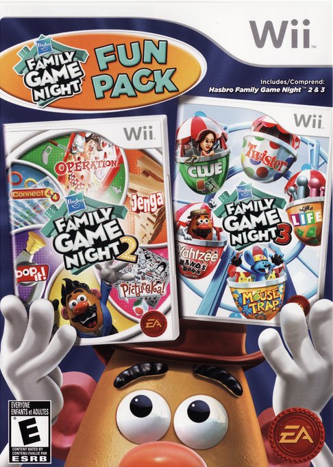 Hasbro Family Game Night Value Pack box art