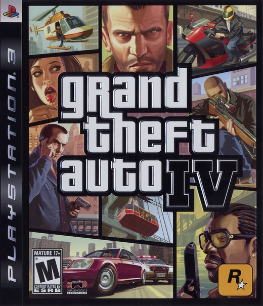 Grand Theft Auto IV box art