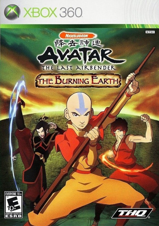 Avatar: The Last Airbender: The Burning Earth box art
