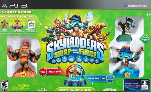 Skylanders: Swap Force box art