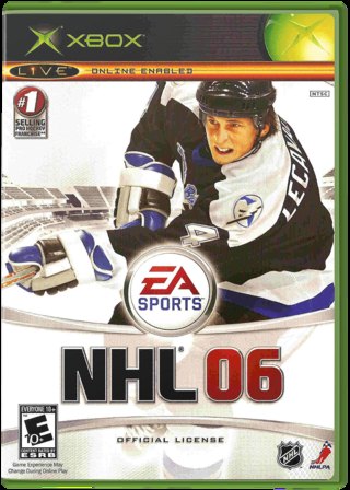 NHL 06 box art