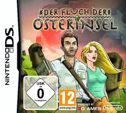 Fluch der Osterinsel, Der box art