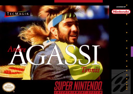 Andre Agassi Tennis box art