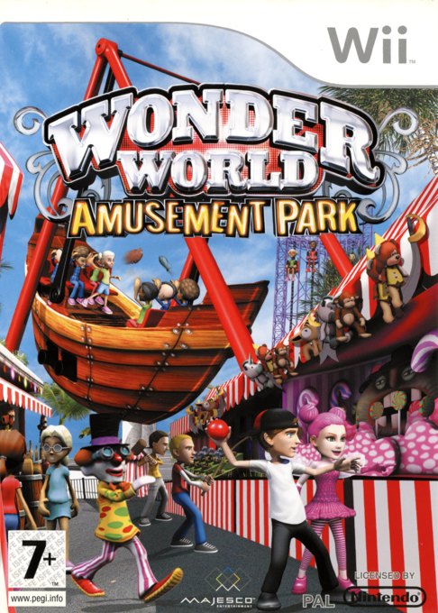 Wonder World Amusement Park box art