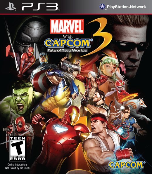 Marvel vs. Capcom 3: Fate of Two Worlds box art