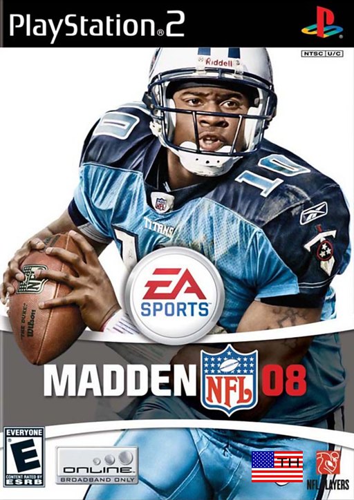 Madden NFL 08 box art