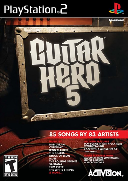 Guitar Hero 5 box art