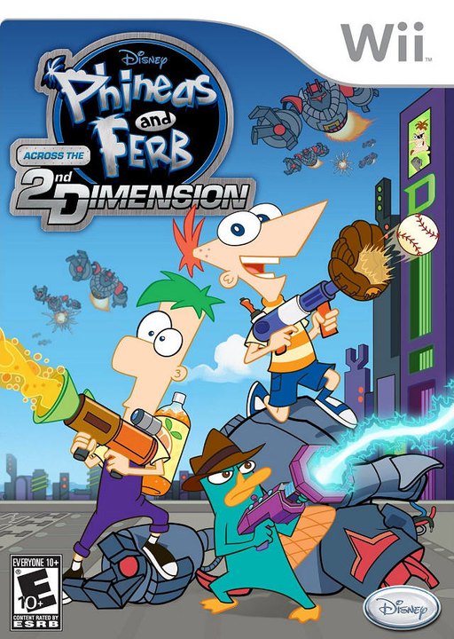 Disney Phineas and Ferb: Across the 2nd Dimension box art