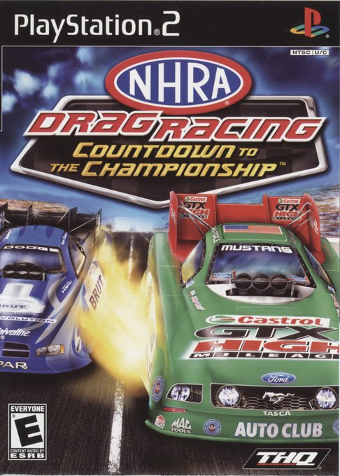 NHRA Drag Racing: Countdown to the Championship box art