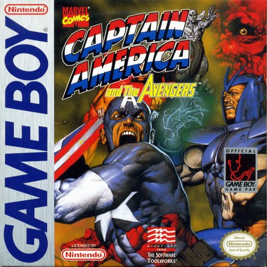 Captain America and the Avengers box art