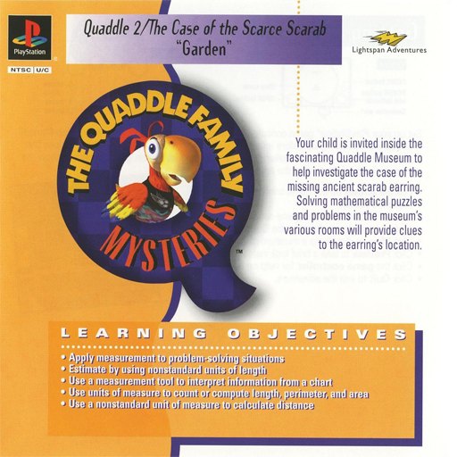 Quaddle Family Mysteries, The 2: The Case of the Scarce Scarab: Garden box art